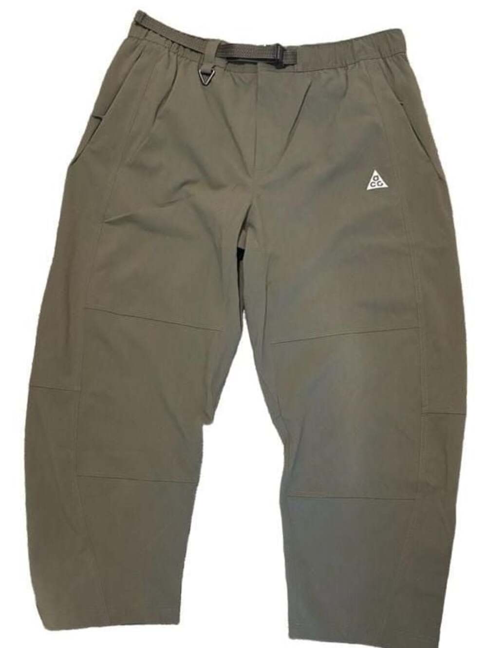 Nike ACG Women's UV Repel Hiking Pants Mid-Rise Loose Fit Ankle Length Green Siz
